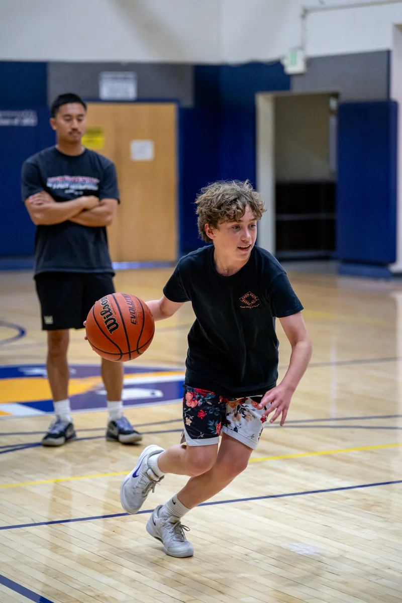 Player training in the Pre-Season Academy at By Any Means San Jose